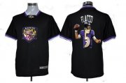 Wholesale Cheap Nike Ravens #5 Joe Flacco Black Men's NFL Game All Star Fashion Jersey