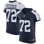 Wholesale Cheap Nike Cowboys #72 Travis Frederick Navy Blue Thanksgiving Men's Stitched NFL Vapor Untouchable Throwback Elite Jersey