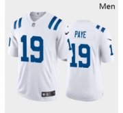 Wholesale Cheap Men Indianapolis Colts #19 Kwity Paye Royal White 2021 Draft Jersey