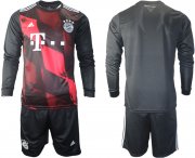 Wholesale Cheap 2021 Men Bayern Munchen away long sleeves soccer jerseys
