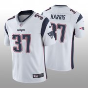 Wholesale Cheap Men's New England Patriots #37 Damien Harris White Vapor Limited Jersey