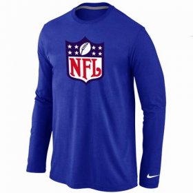Wholesale Cheap Nike NFL Logos Long Sleeve T-Shirt Blue