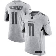 Wholesale Cheap Nike Cardinals #11 Larry Fitzgerald Gray Men's Stitched NFL Limited Gridiron Gray II Jersey