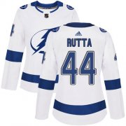 Cheap Adidas Lightning #44 Jan Rutta White Road Authentic Women's Stitched NHL Jersey