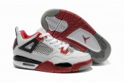 Wholesale Cheap Womens Air Jordan 4 Shoes Red/White/Black