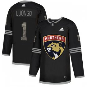 Wholesale Cheap Adidas Panthers #1 Roberto Luongo Black Authentic Classic Stitched NHL Jersey