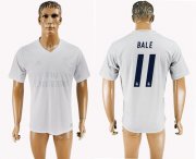 Wholesale Cheap Real Madrid #11 Bale Marine Environmental Protection Home Soccer Club Jersey
