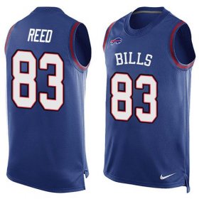Wholesale Cheap Nike Bills #83 Andre Reed Royal Blue Team Color Men\'s Stitched NFL Limited Tank Top Jersey