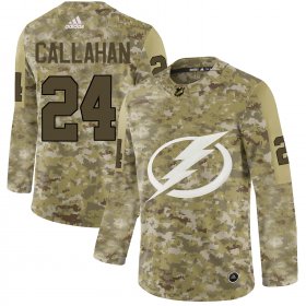 Wholesale Cheap Adidas Lightning #24 Ryan Callahan Camo Authentic Stitched NHL Jersey