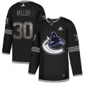 Wholesale Cheap Adidas Canucks #30 Ryan Miller Black Authentic Classic Stitched NHL Jersey