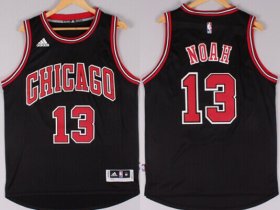 Wholesale Cheap Chicago Bulls #13 Joakim Noah Revolution 30 Swingman 2014 New Black Jersey