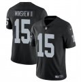 Cheap Men's Las Vegas Raiders #15 Gardner Minshew II Black Vapor Football Stitched Jersey