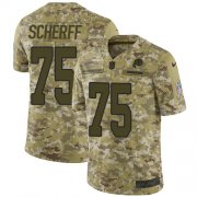Wholesale Cheap Nike Redskins #75 Brandon Scherff Camo Men's Stitched NFL Limited 2018 Salute To Service Jersey