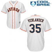 Wholesale Cheap Astros #35 Justin Verlander White New Cool Base Stitched MLB Jersey