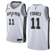 Wholesale Cheap Men's Nike San Antonio Spurs #11 Bryn Forbes White Basketball Swingman Association Edition Jersey