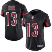 Wholesale Cheap Nike Cardinals #13 Christian Kirk Black Women's Stitched NFL Limited Rush Jersey