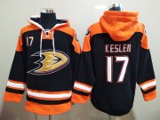 Wholesale Cheap Men's Hockey Anaheim Ducks #17 Ryan Kesler Black Hoodie