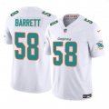 Cheap Men's Miami Dolphins #58 Shaquil Barrett White 2023 F.U.S.E Vapor Limited Football Stitched Jersey