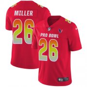Wholesale Cheap Nike Texans #26 Lamar Miller Red Men's Stitched NFL Limited AFC 2019 Pro Bowl Jersey