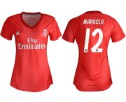 Wholesale Cheap Women's Real Madrid #12 Marcelo Third Soccer Club Jersey