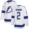 Cheap Adidas Lightning #2 Luke Schenn White Road Authentic Youth Stitched NHL Jersey