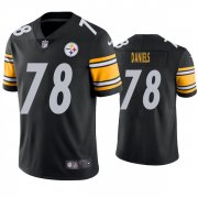 Wholesale Cheap Men's Pittsburgh Steelers #78 James Daniels Black Vapor Untouchable Limited Stitched Jersey