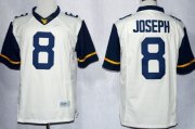 Wholesale Cheap West Virginia Mountaineers #8 Karl Joseph 2013 White Limited Jersey