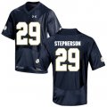 Wholesale Cheap Notre Dame Fighting Irish 29 Kevin Stepherson Navy College Football Jersey