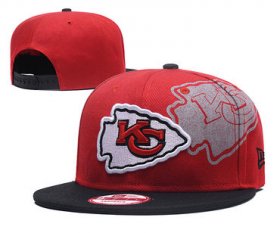 Wholesale Cheap NFL Kansas Chiefs Team Logo Red Adjustable Hat