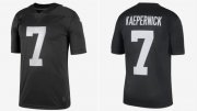 Wholesale Cheap Nike #7 Colin Kaepernick Black Men's Stitched NFL Vapor Untouchable Limited Jersey