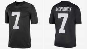 Wholesale Cheap Nike #7 Colin Kaepernick Black Men\'s Stitched NFL Vapor Untouchable Limited Jersey