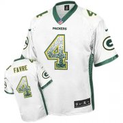 Wholesale Cheap Nike Packers #4 Brett Favre White Men's Stitched NFL Elite Drift Fashion Jersey