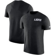 Wholesale Cheap Detroit Lions Nike On-Field Coaches UV Performance T-Shirt Black