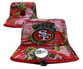Wholesale Cheap San Francisco 49ers Stitched Bucket Hats 114