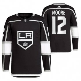Wholesale Cheap Men\'s Los Angeles Kings #12 Trevor Moore Black Stitched Jersey