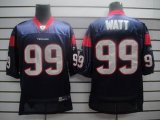 Wholesale Cheap Texans #99 J.J.Watt Blue Stitched NFL Jersey