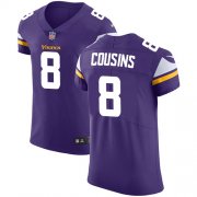 Wholesale Cheap Nike Vikings #8 Kirk Cousins Purple Team Color Men's Stitched NFL Vapor Untouchable Elite Jersey
