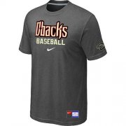 Wholesale Cheap Arizona Diamondbacks Nike Short Sleeve Practice MLB T-Shirt Crow Grey