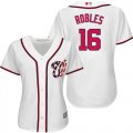 Wholesale Cheap Nationals #16 Victor Robles White Home Women's Stitched MLB Jersey