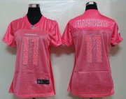 Wholesale Cheap Nike Cardinals #11 Larry Fitzgerald Pink Sweetheart Women's NFL Game Jersey