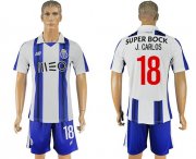 Wholesale Cheap Oporto #18 J.Carlos Home Soccer Club Jersey