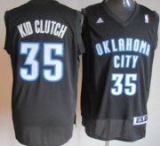 Wholesale Cheap Oklahoma City Thunder #35 Kid Clutch Black Fashion Jersey