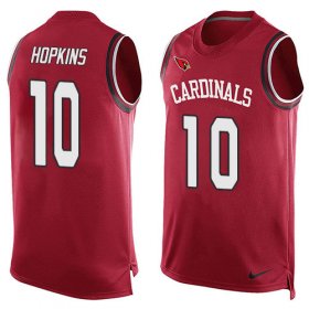 Wholesale Cheap Nike Cardinals #10 DeAndre Hopkins Red Team Color Men\'s Stitched NFL Limited Tank Top Jersey