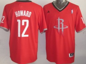 Wholesale Cheap Houston Rockets #12 Dwight Howard Revolution 30 Swingman 2013 Christmas Day Red Jersey