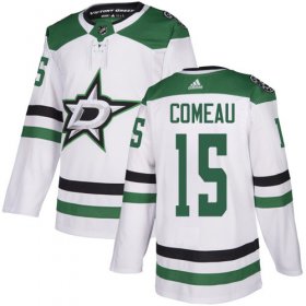 Cheap Adidas Stars #15 Blake Comeau White Road Authentic Youth Stitched NHL Jersey