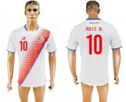 Wholesale Cheap Costa Rica #10 Ruiz B. Away Soccer Country Jersey