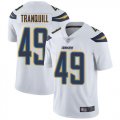 Wholesale Cheap Nike Chargers #49 Drue Tranquill White Men's Stitched NFL Vapor Untouchable Limited Jersey