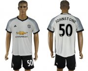 Wholesale Cheap Manchester United #50 Johnstone White Soccer Club Jersey