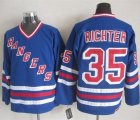Wholesale Cheap Rangers #35 Mike Richter Blue CCM Heroes of Hockey Alumni Stitched NHL Jersey