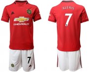 Wholesale Cheap Manchester United #7 Alexis Home Soccer Club Jersey